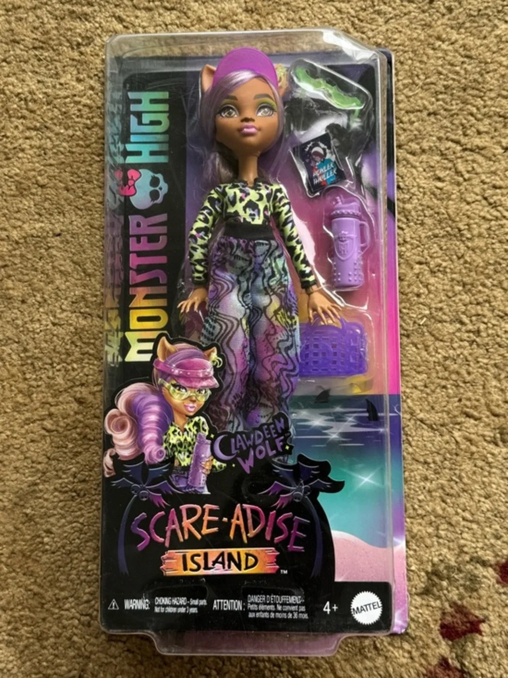 Monster High Scare-adise Island Clawdeen Wolf G3
